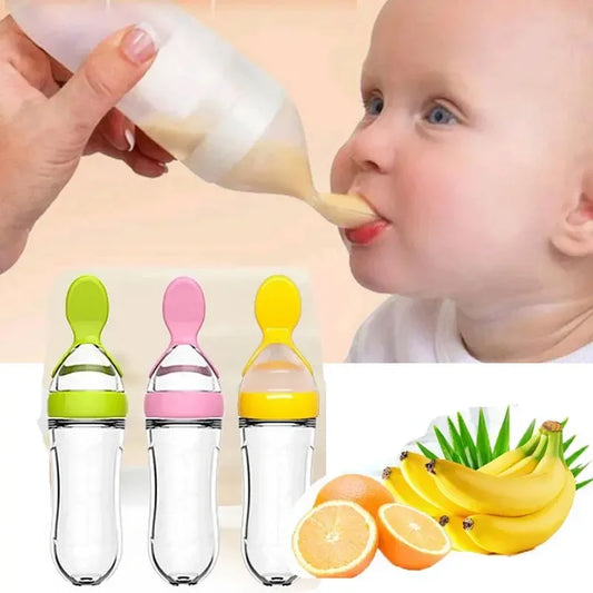 Silikon Babyflasche Löffel Set