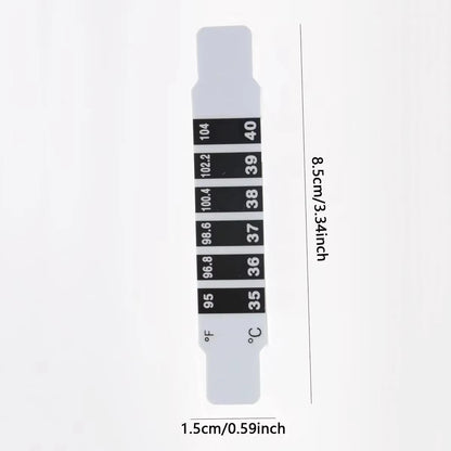 Stirn Thermometer Temperatur Aufkleber