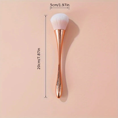 Roségold Fan Makeup Brush