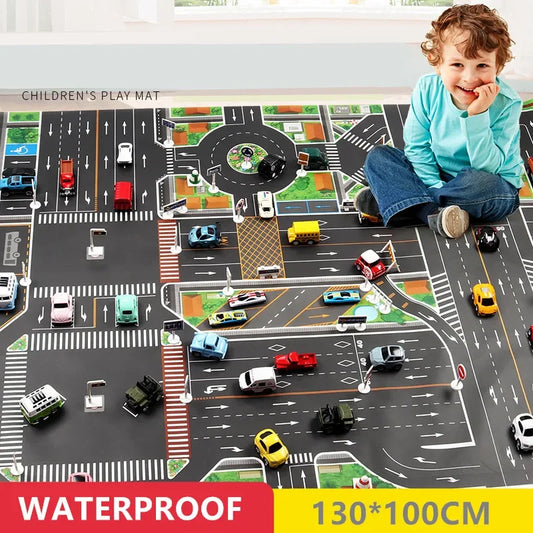 Baby Spielmatte Stadt Verkehr