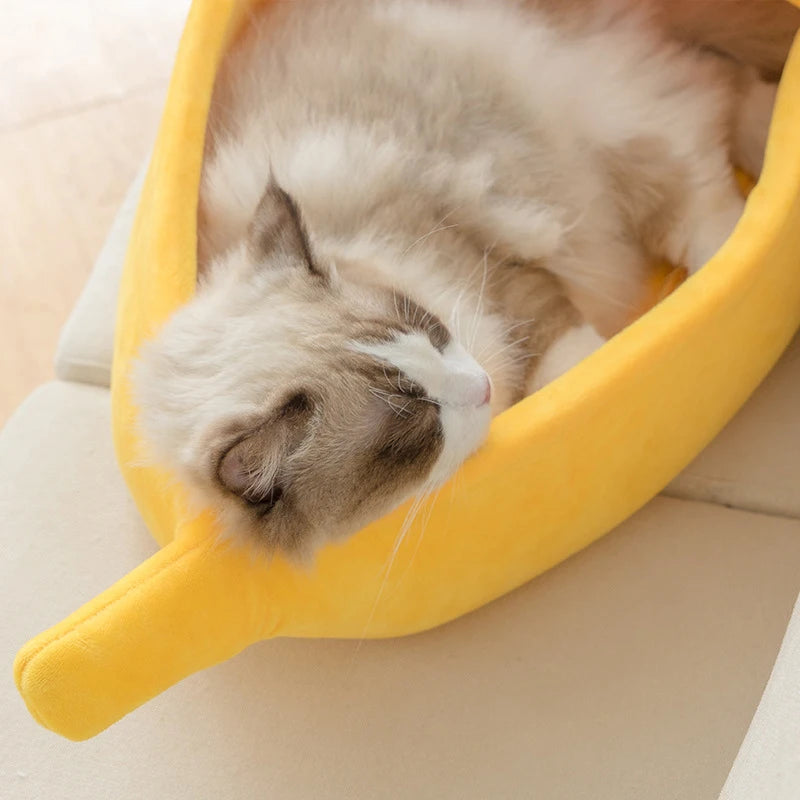 Bananen Katzenbett Gemütlich Lustig