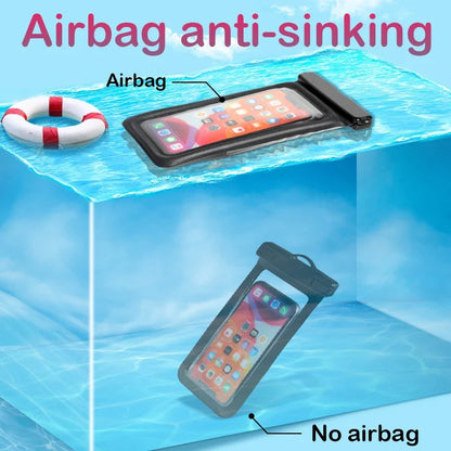 Wasserdichte Schwimmhülle Handy Airbag
