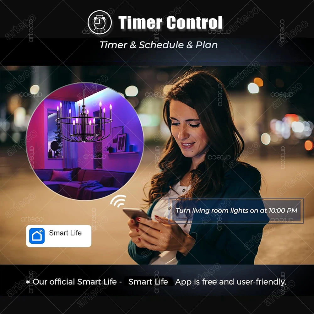Smart LED Lampe Tuya